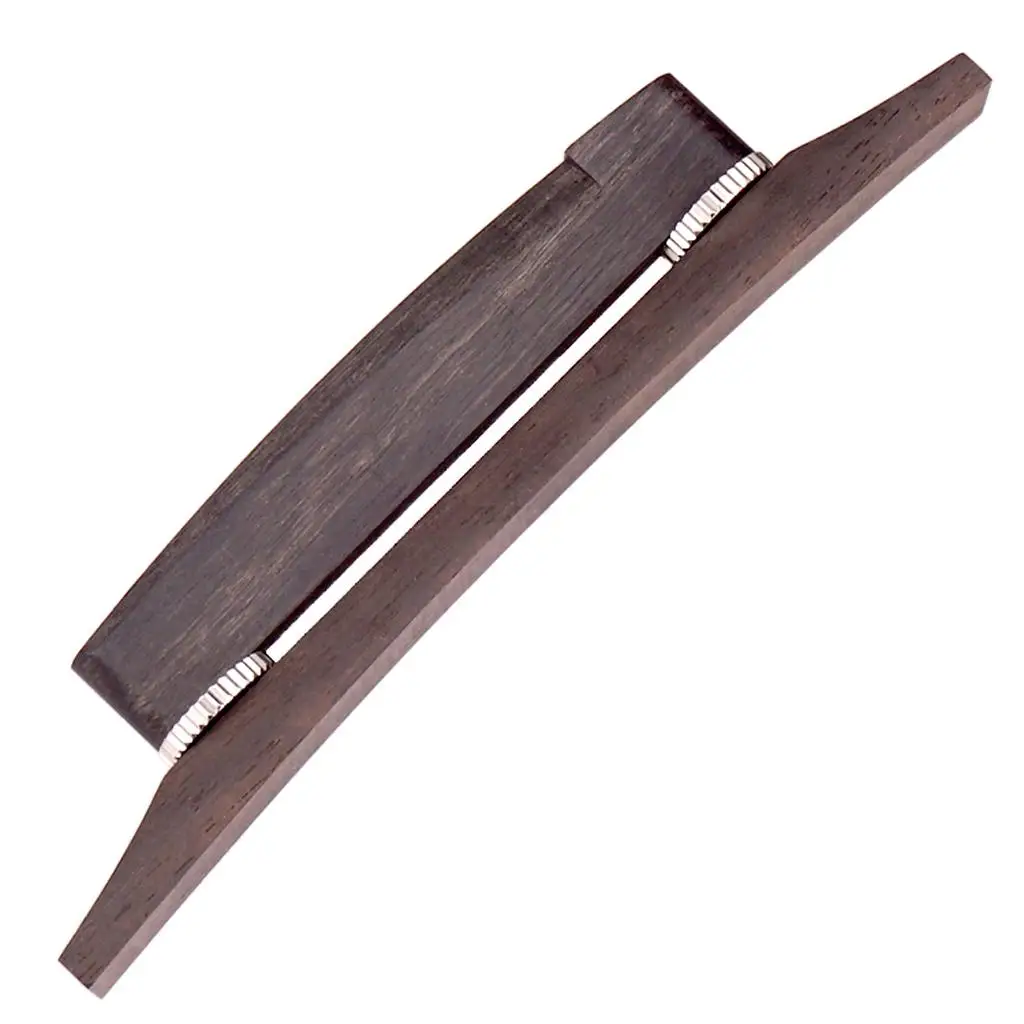 Archtop Jazz Guitar Bridge Rosewood Luthier Tool Height Adjustable Guitar Part for Acoustic Instruments Replacement