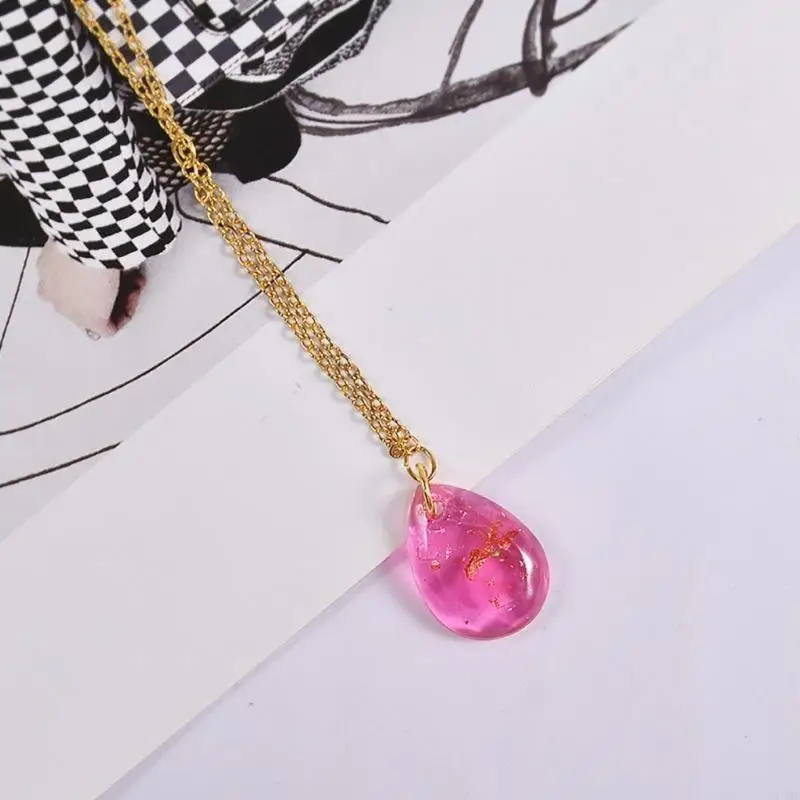 

L4ME DIY Jewelry Casting Molds Silicone Pendant Resin Molds with Hanging Hole,Resin Earrings Mold Silicone Keychain Molds