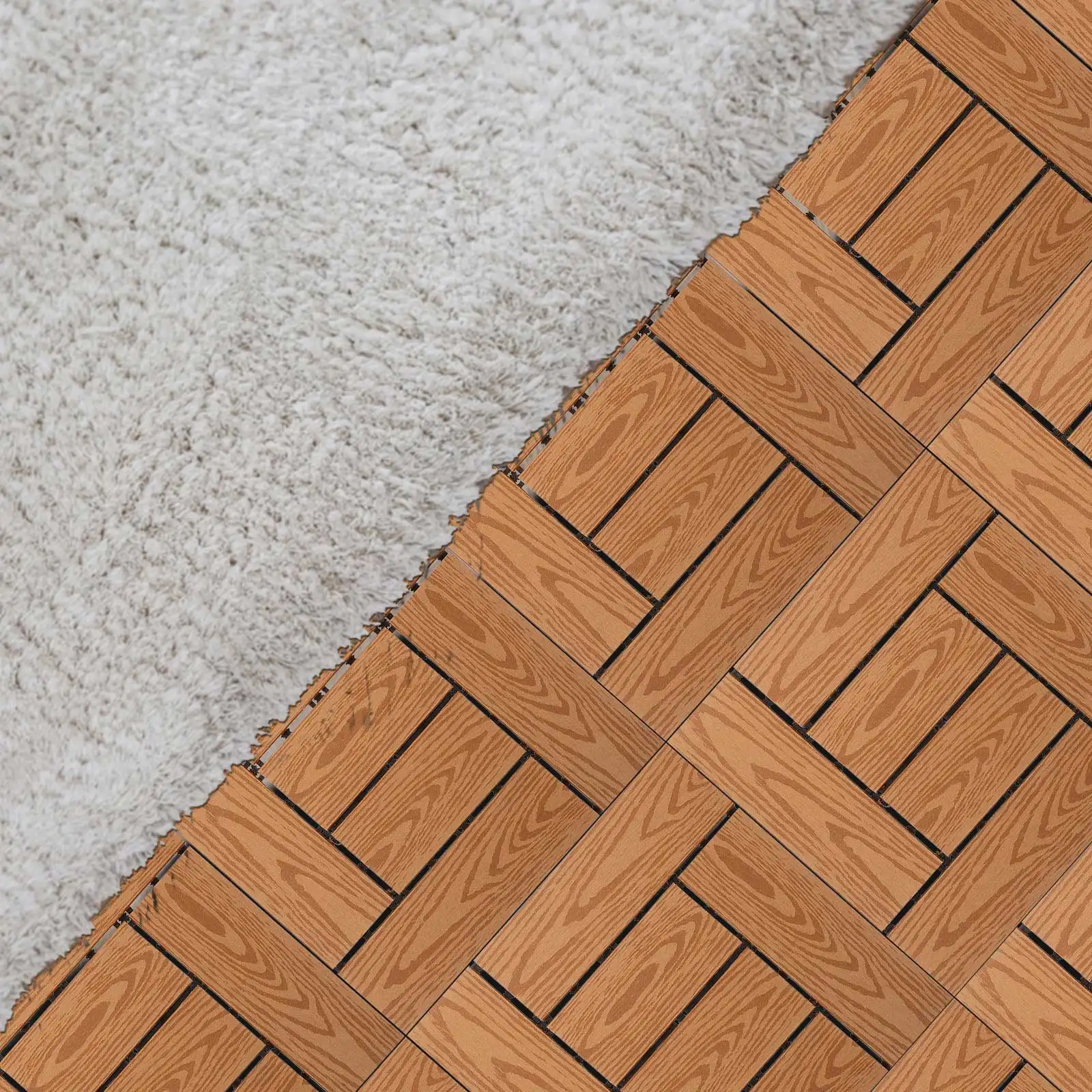 

Convenient Interlocking Decking Tile Versatile Splice Lawn Stones Patio Balcony Interlocking Deck Tile