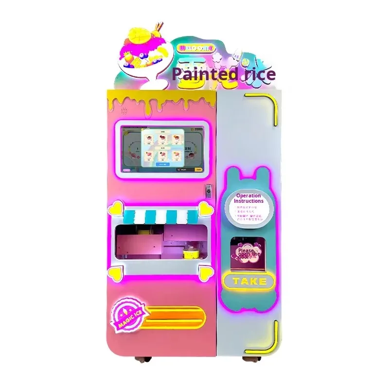 Commercial Automatic Snowflake Ice Machine 24H Stainless Steel High-Performance for Fruit Milk Water Drink Shop Customized