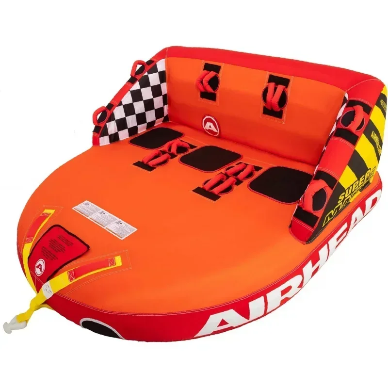 A Airhead Super Mable, 1-3 Rider Towable Tube for Boating