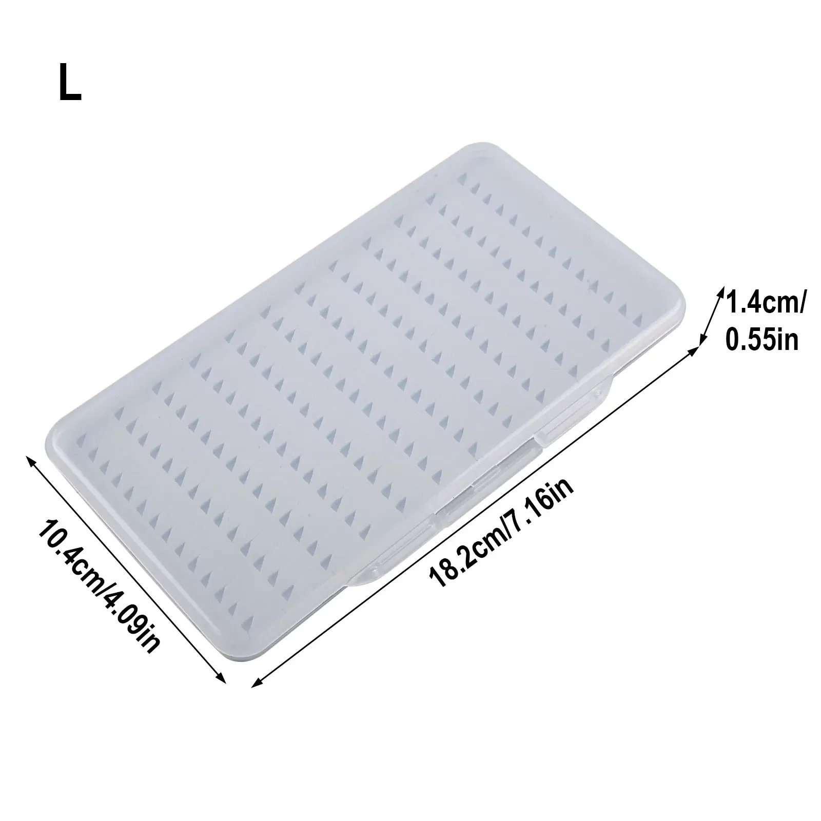 Fishing Tackle Box Fish Hook Storage Case Fishing Gear Fishing Accessories Slit Design Lightweight Long-lasting Strength