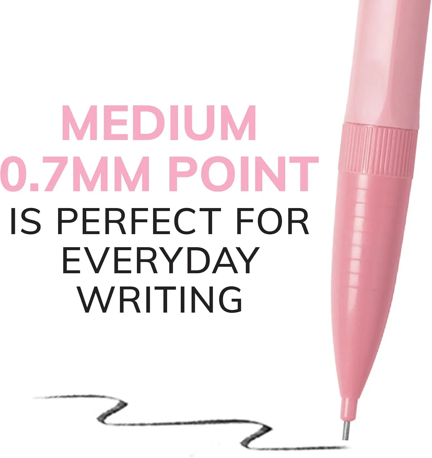 أقلام رصاص ميكانيكية باستيل مكونة من 24 قطعة مع ممحاة، نقطة متوسطة 0.7 مم للوازم المدرسية والمكتبية #3