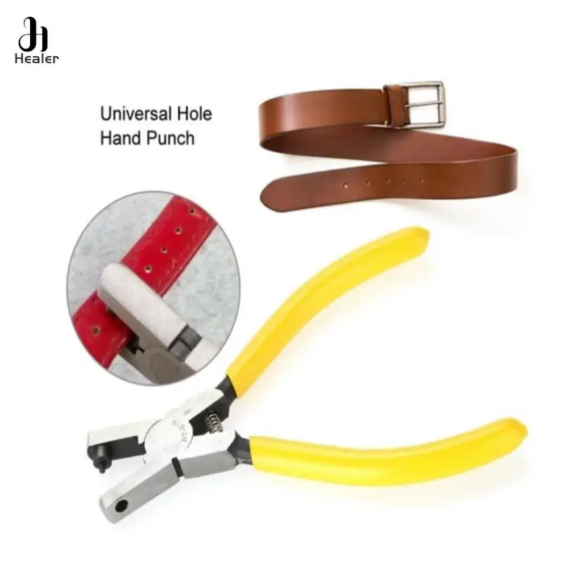 Universal Hand Leather Strap Watch Band Belt Punching Tool Punch Pliers Leather Hole Punch Puncher Leathercraft 2mm