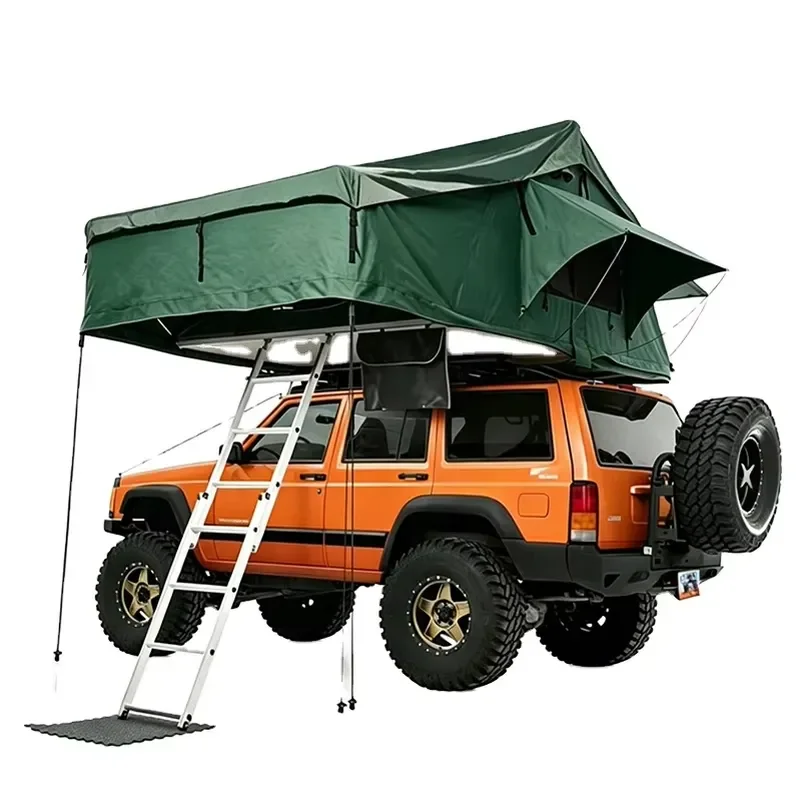 Factory Direct Waterproof Automatic Soft Shell Roof Top Tent Foldable Car Rooftop Tent for SUV Offroad Outdoor Camping Travel