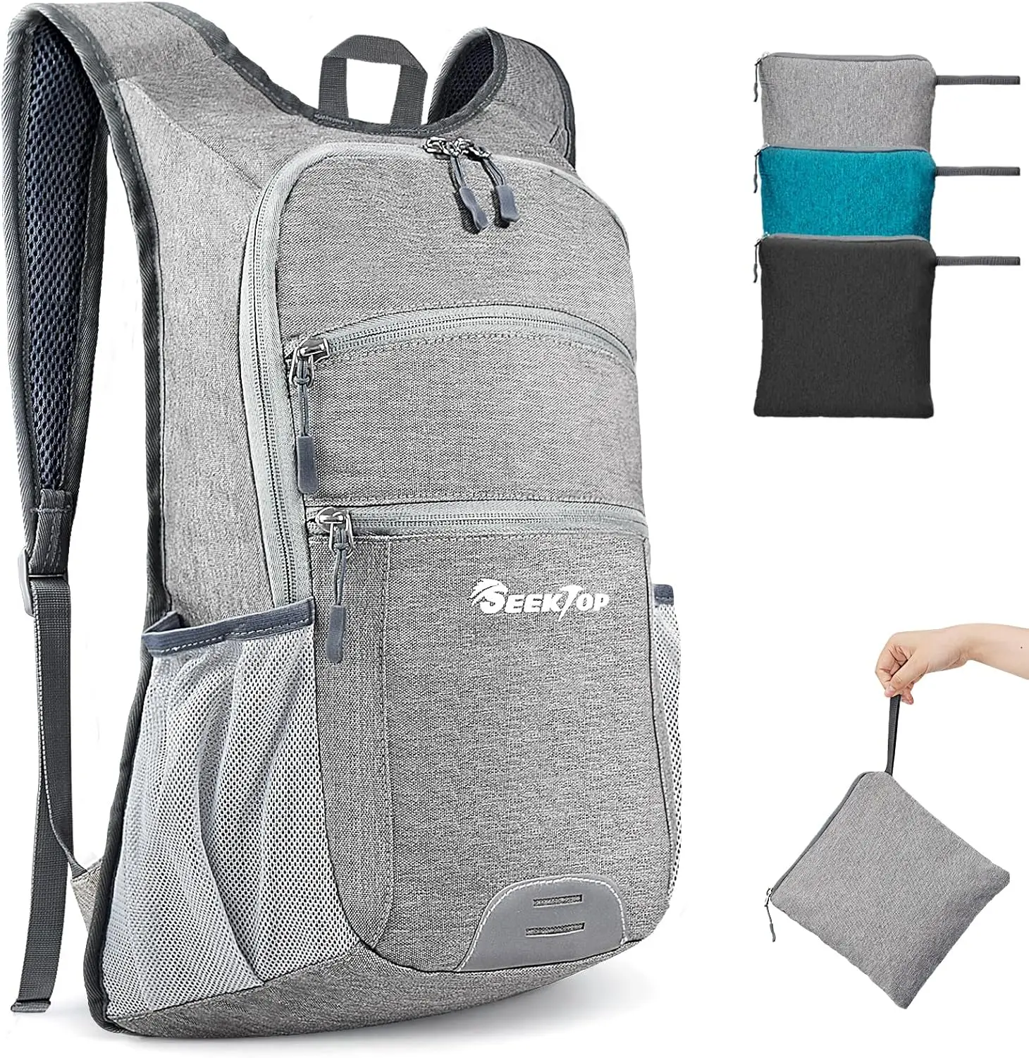 

Seektop 20L Hiking Backpack Ultra Lightweight Waterproof Travel Backpack Packable Small Outdoor Bag Foldable Day Pack for Women Men