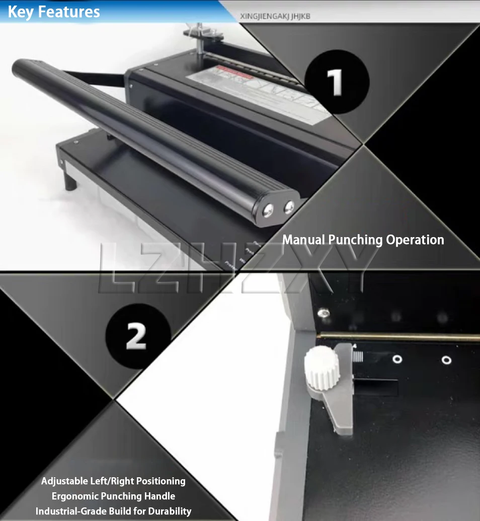 Punching and Binding Machine Nail Binding Machine 12 Hole Nail Binding Machine A