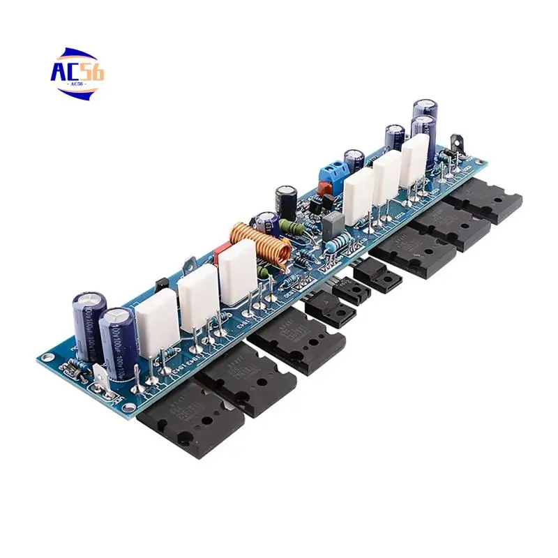 

AC56-2Pcs L10 Sound Amplifier Board 300W Hifi 2.0 Channel Class AB Power Amplifiers Amp Transistor A1930 C5171 TT1943 TT5200