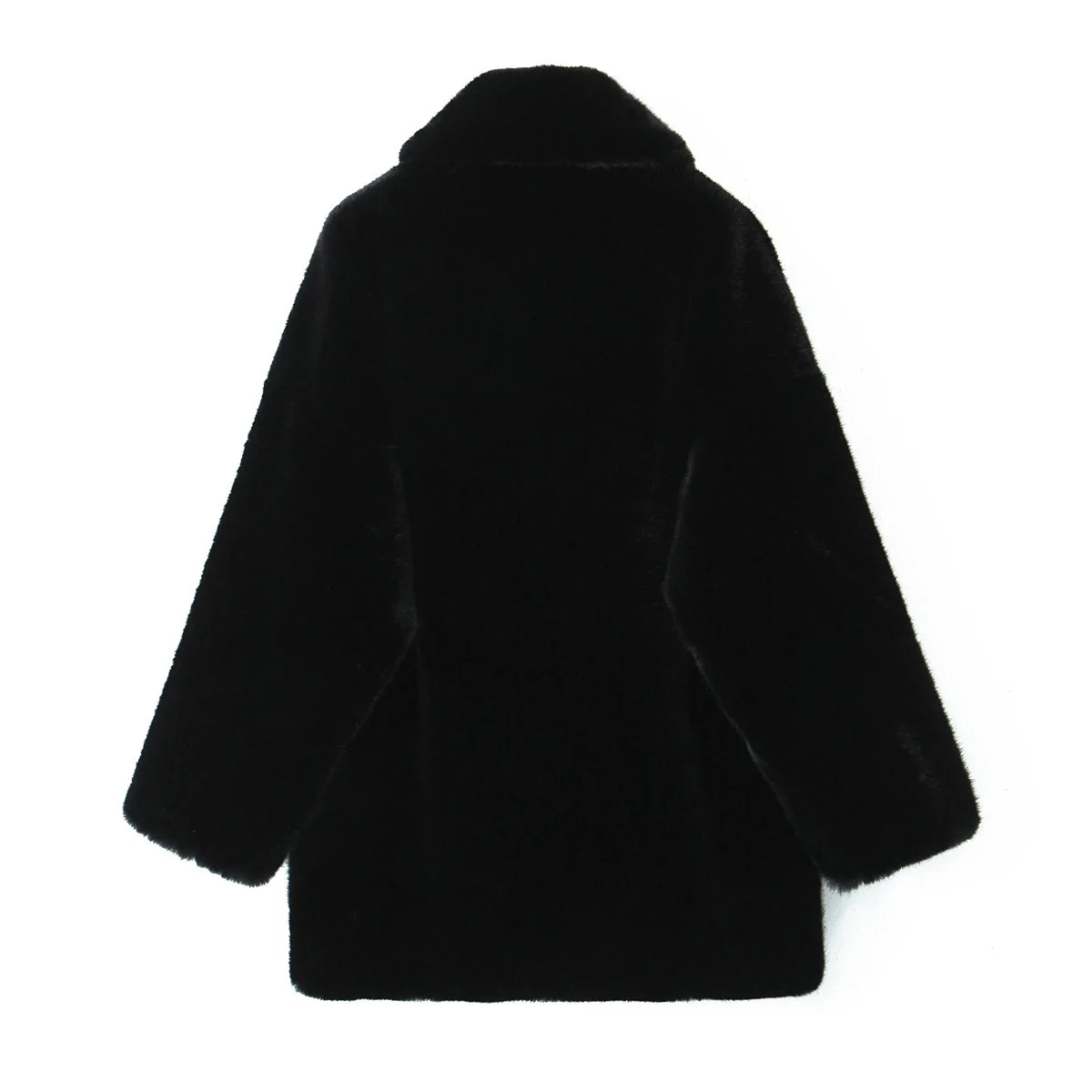 European and American style winter new temperament versatile artificial fur effect coat jacket