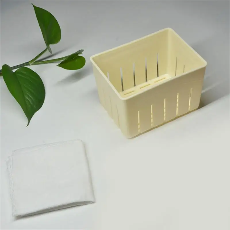 Diy  Plastic Homemade Tofu Maker Press Mold Kit Making Machine Set Soy Pressing Mould Cheese Cloth Cuisine Chinese Food Tool