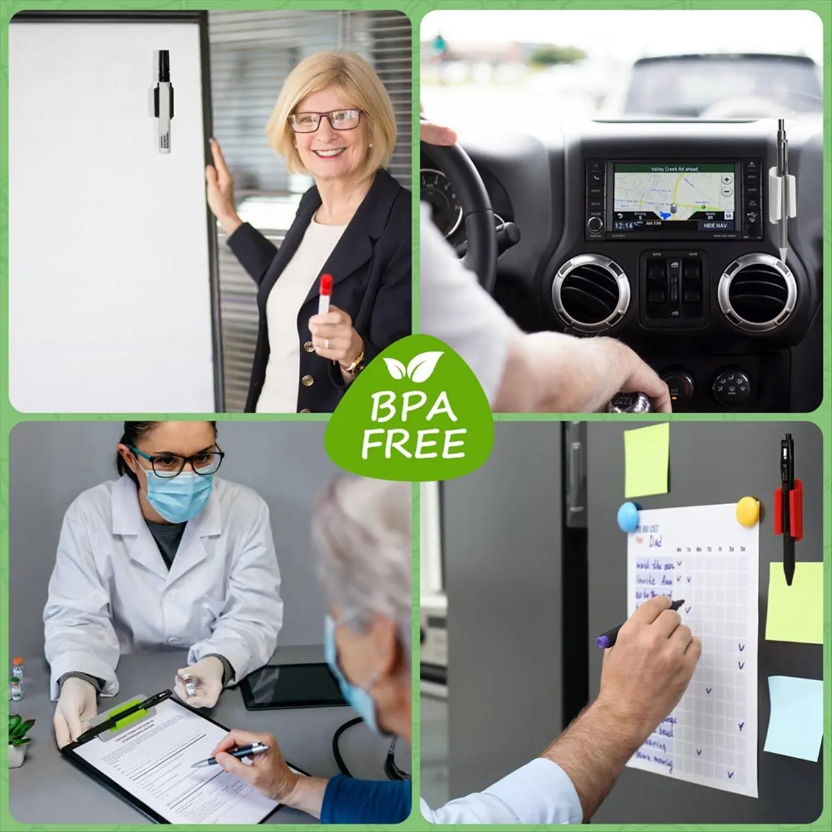 Abjs 10Pcs Adhesive…