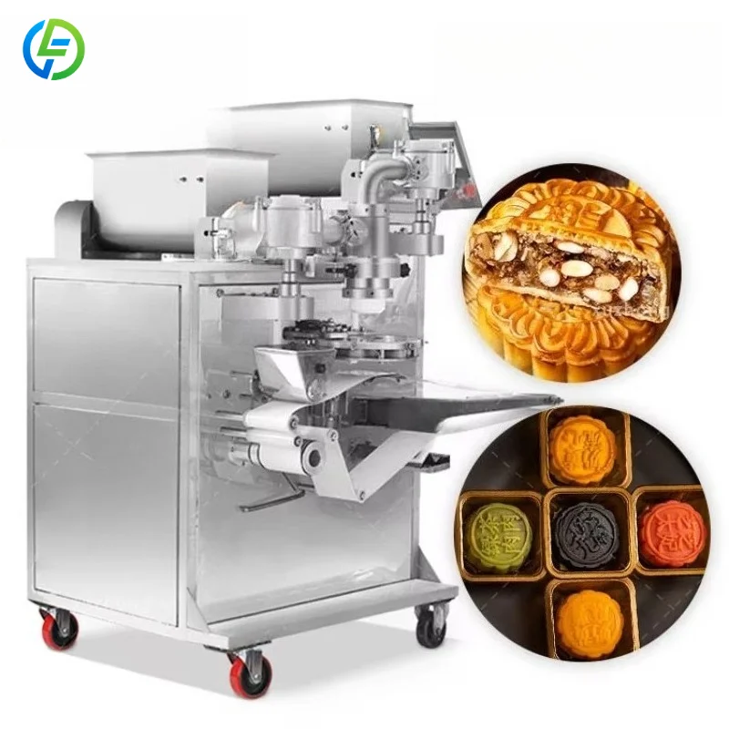 Customized Automatic Moon cake Encrusting Machine Multi functional Encrusting Machine