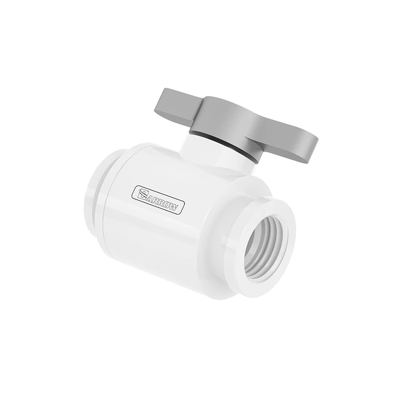 Barrow Water Valve For Custom Liquid Cooling,Sardines Silver Handle G1/4