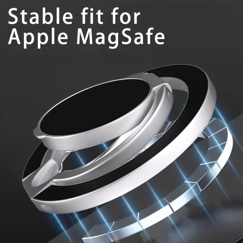 

Двусторонняя подставка для телефона MagSafe, магнитный держатель для телефона, подставка, магнитная ручка для iPhone 16, 15, 14, 13, Android, автомобильный держатель для спортзала