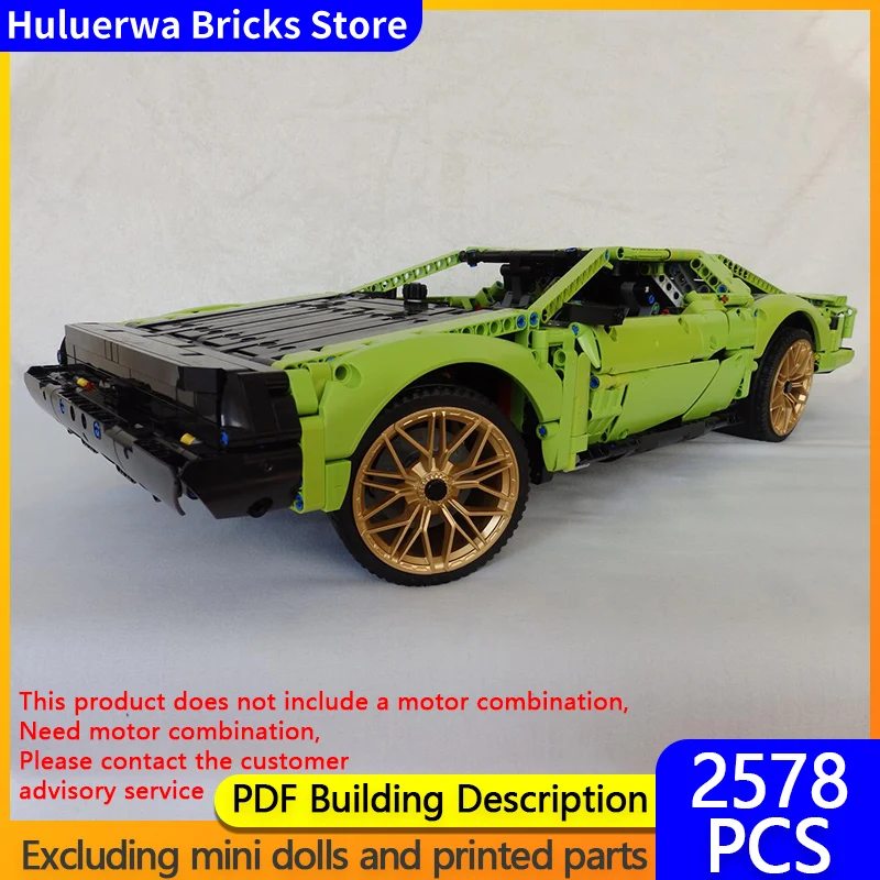 

Speed Racing Car Model MOC Building Bricks Top Tier Sports Car Modular Technology Children Holiday Gifts Assemble Toys Suit