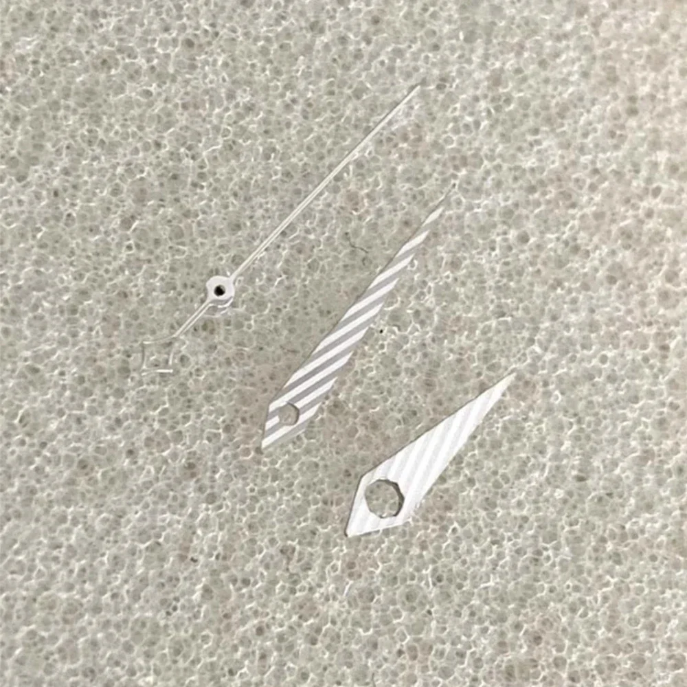 Aiguille de montre à bande oblique, pas Shoous Silver and Gold, Po15 Fit for NH34, NH35, NH36, NH70, 4R, 7S Movement Parts, DIY, New