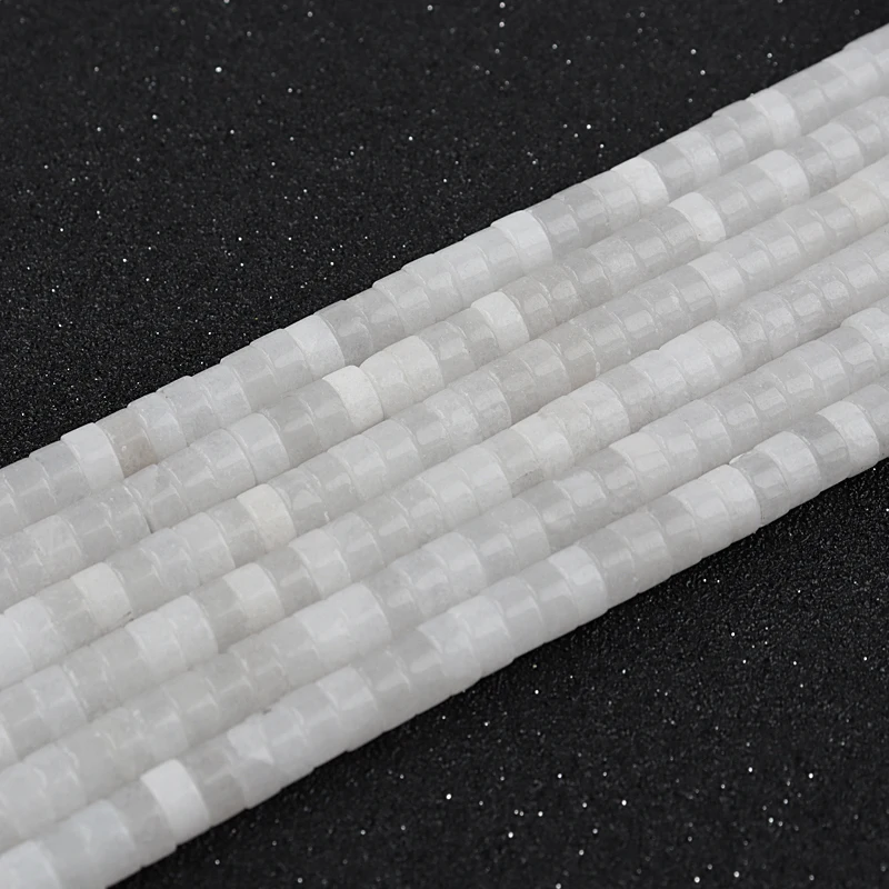 4/6mm Natuursteen Rondelle Kraal Veelkleurige Jades Amazoniet Aventurijn Spacer Kralen voor DIY Sieraden Armband Ketting Maken