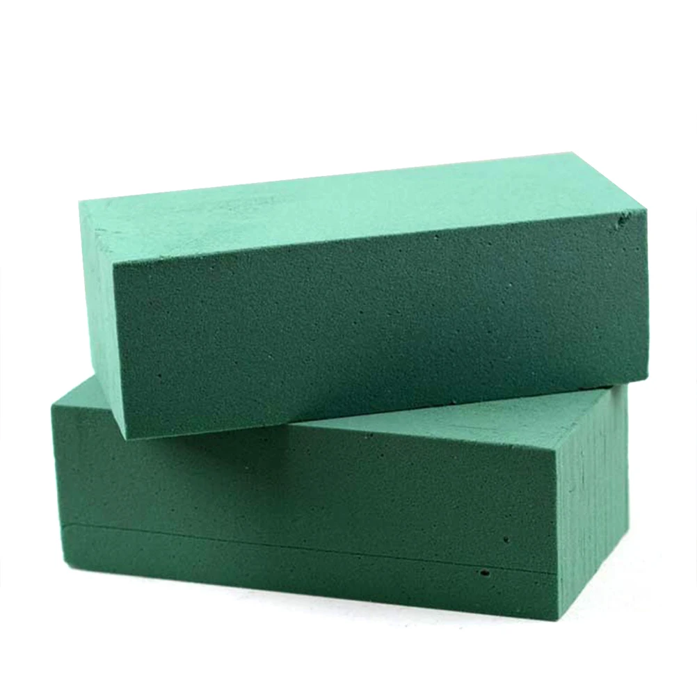 

5pcs Floral Foam Flower Brick Moisture Retaining Healthy Material Green Artificial Eucalyptus Easy Insertion Handicrafts Base