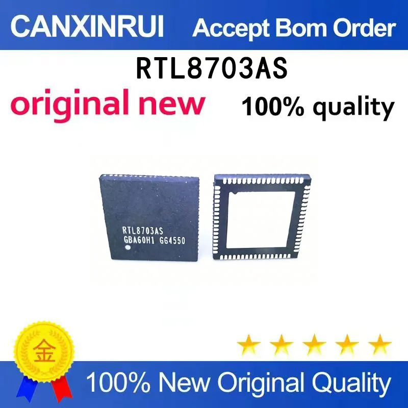 

（5-100 pieces）New stock RTL8703AS QFN68