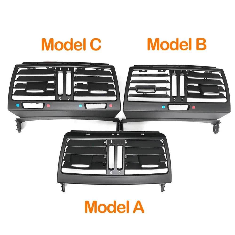 Pop Improved Rear Console Air Circulation AC Vent Grille Panel Cover For BMW X5 X6 E70 E71 E72 2007-2013 64226958748