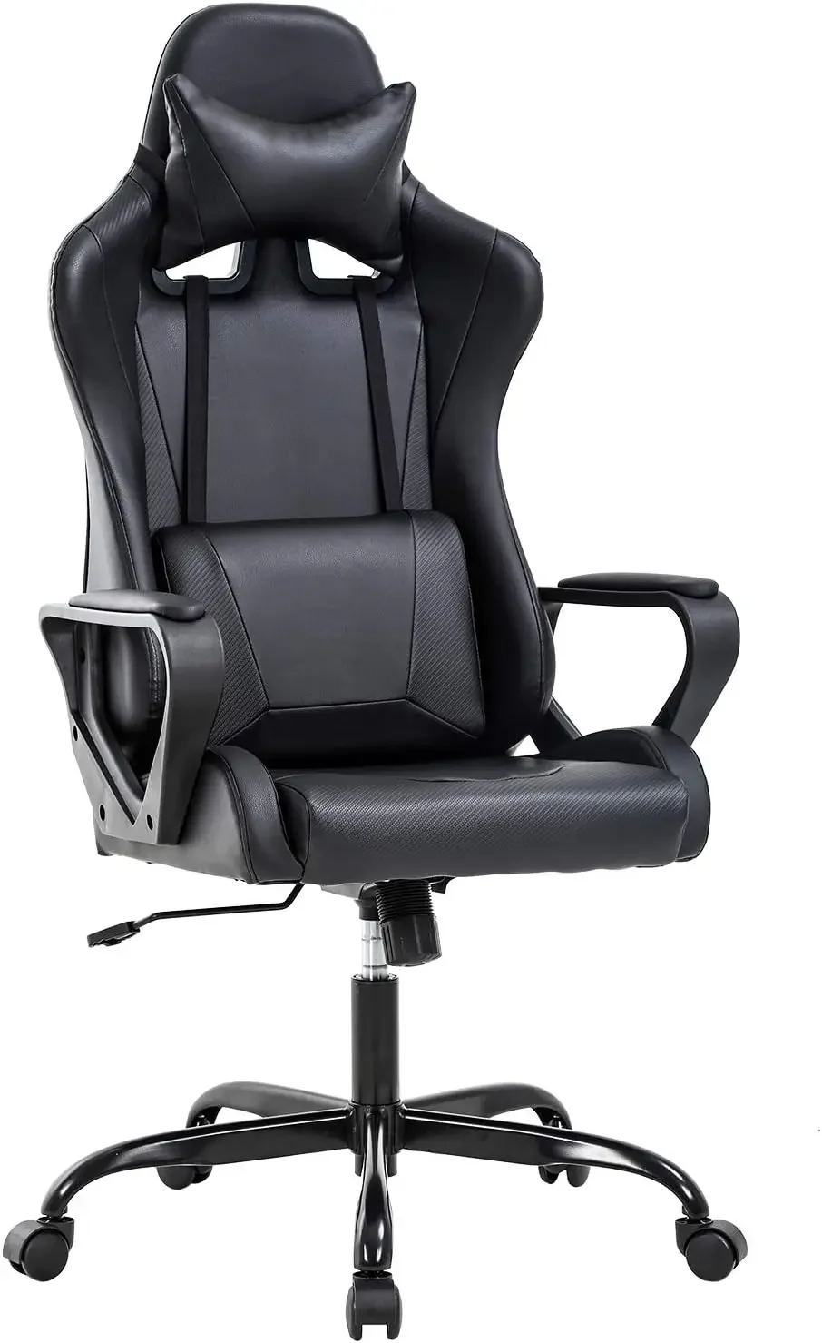 Office Chair Gaming Desk Chair Ergonomic Racing Style Executive Chair with Lumbar Support Adjustable Stool Swivel Rolling