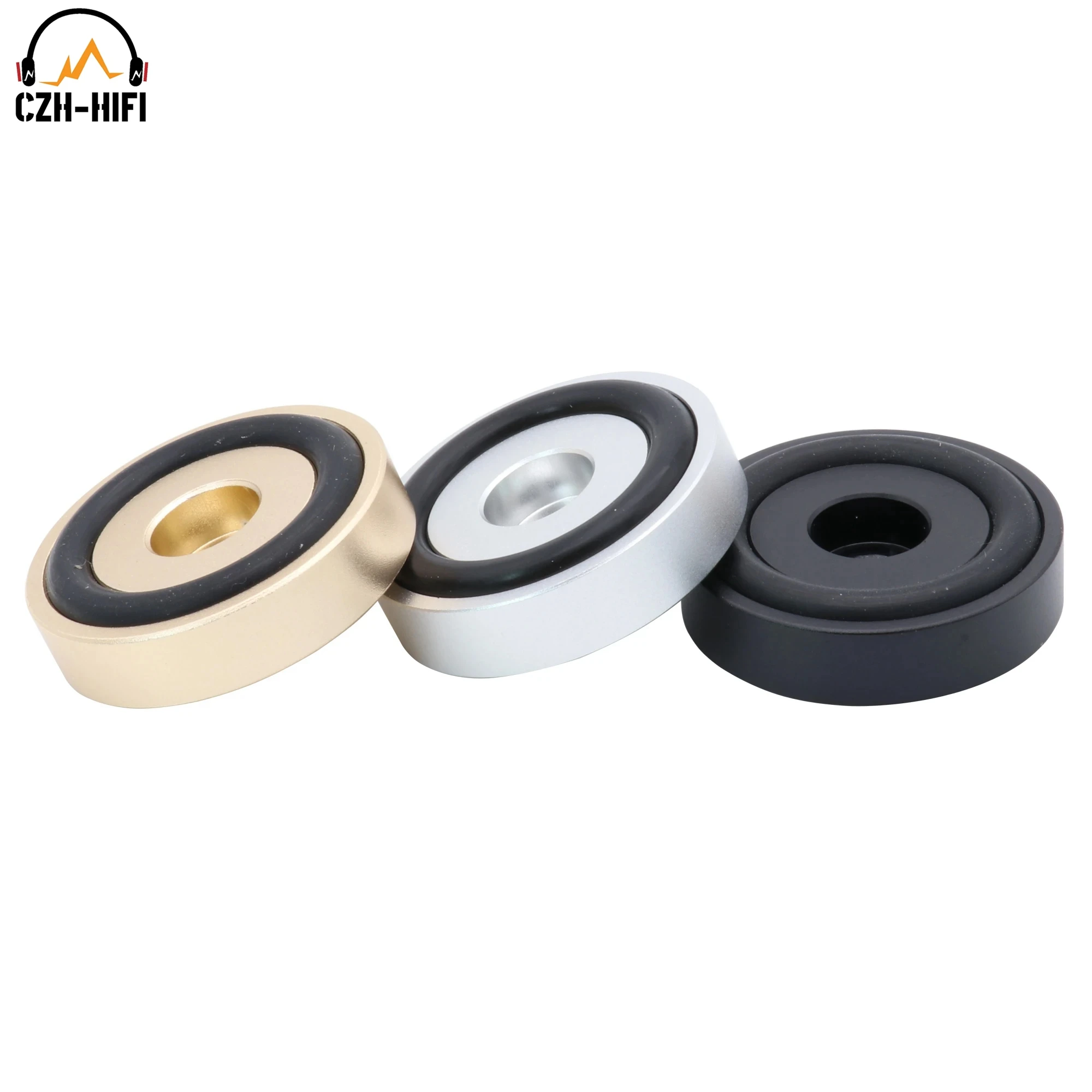 39x10mm Amplifier Speaker Isolation Stand Base CNC Machined Solid Aluminum Feet Pad CD Player Subwoofer Guitar AMP Cobinet Base