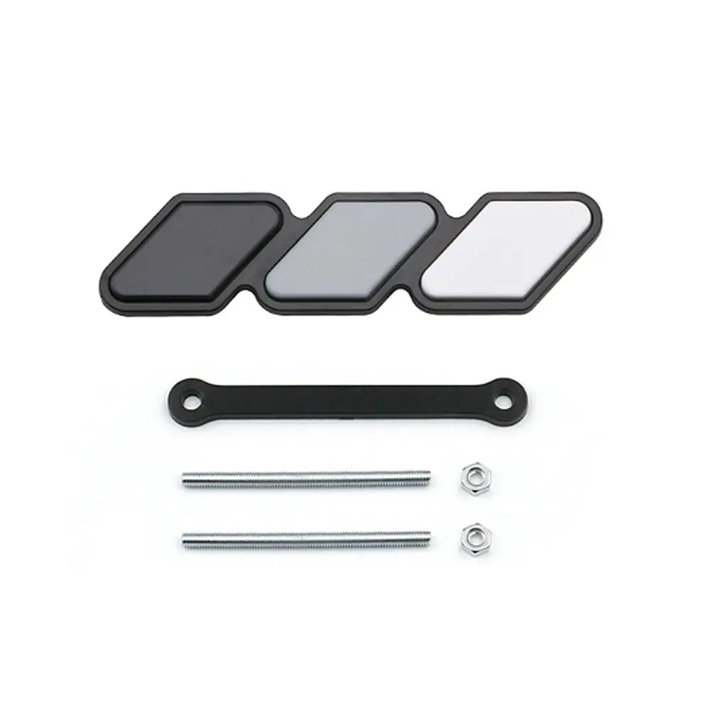For Tacoma 4Runner For Toyota Anti-collision Car Protection 3 Grille Badge Modified Decorative Strip Emblem