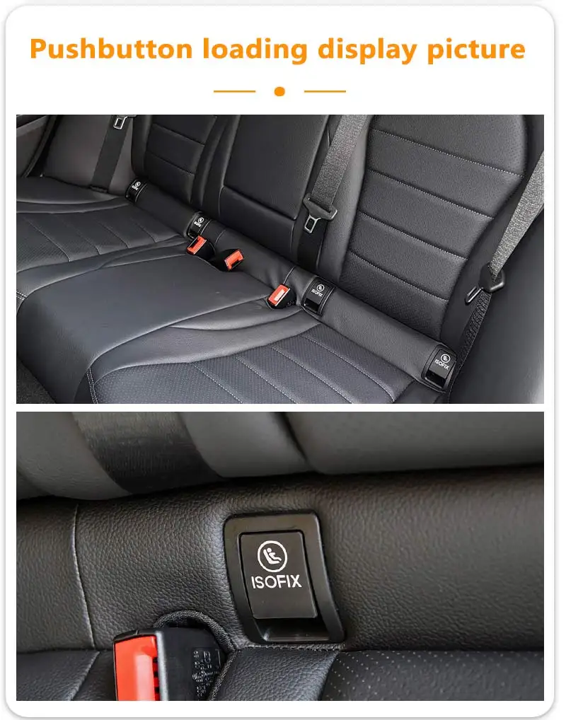Für Mercedes Benz C-Klasse GLC-Klasse Kindersitz-Ankerabdeckung W205 W253 Kindersitz Isofix-Verriegelungsabdeckung C180 C200 C260 GLC300 – Detail 6