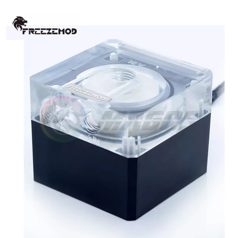 FREEZEMOD PC Water Cooling Mute Silent Pump PWM Intelligent Temperature Regulation Flow 800L / H, PU-FS4M-J