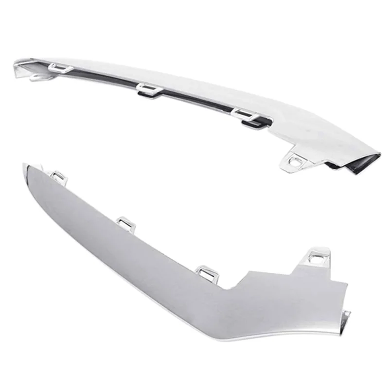

Car Front Bumper Cover Trim For Mercedes Benz W212 E-Class E350 2014-2016 Silver 2128852774 2128852874