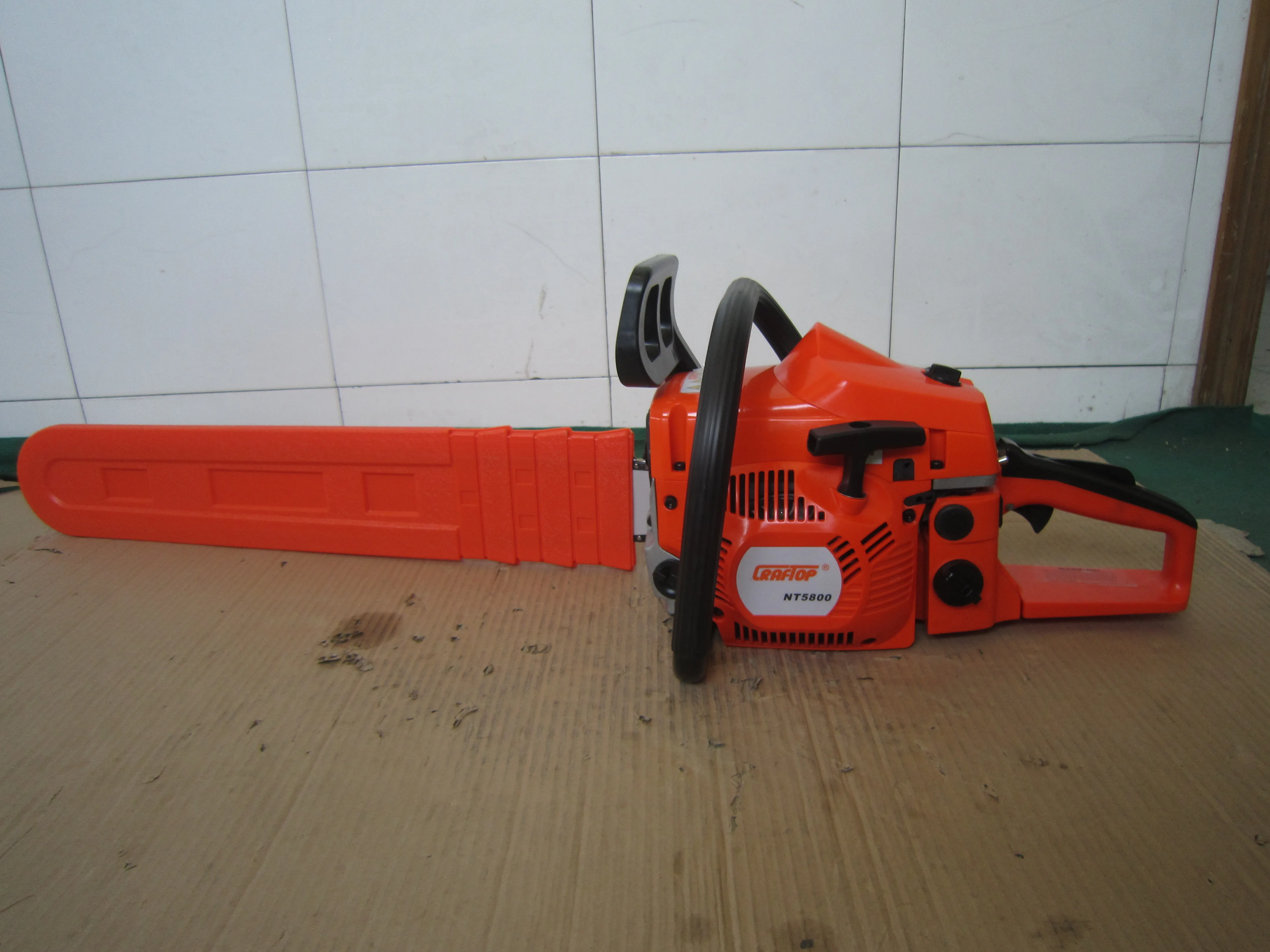 ATV&UTVDurable Chain Saw 5800 CRAFTOP Petrol 2 Stroke Chainsaw 58cc for South America Market