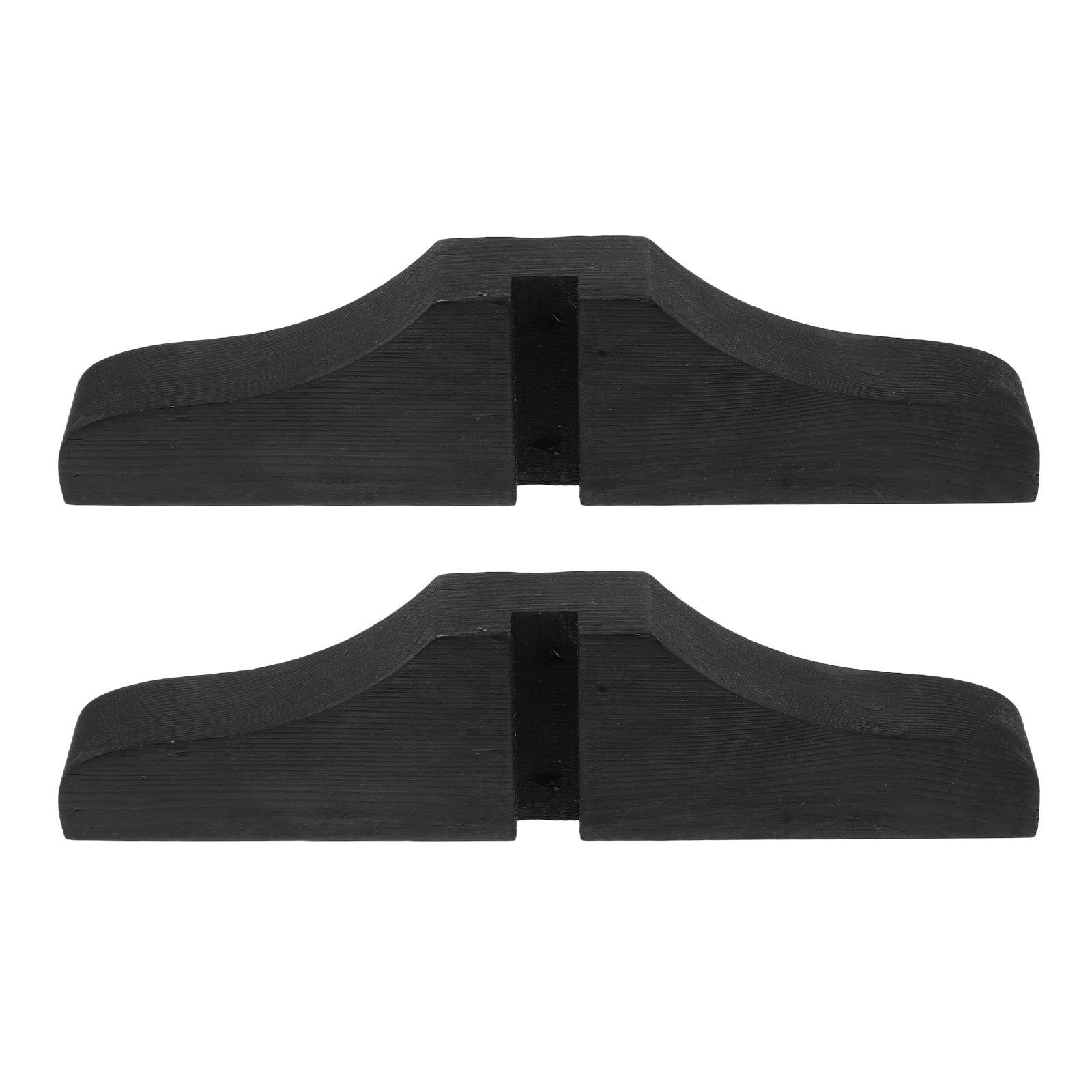 

2 Pcs Screen Divider Feet Stabilizer Decorate Stand Wooden Pet Gate Support Japanese Stand Multi Functional Base