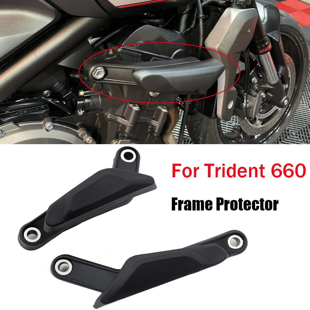 

For Trident 660 2021- For Trident660 Frame slider Crash Protector Fairing Guard Crash Pad Protection Motorcycle Accessoreis