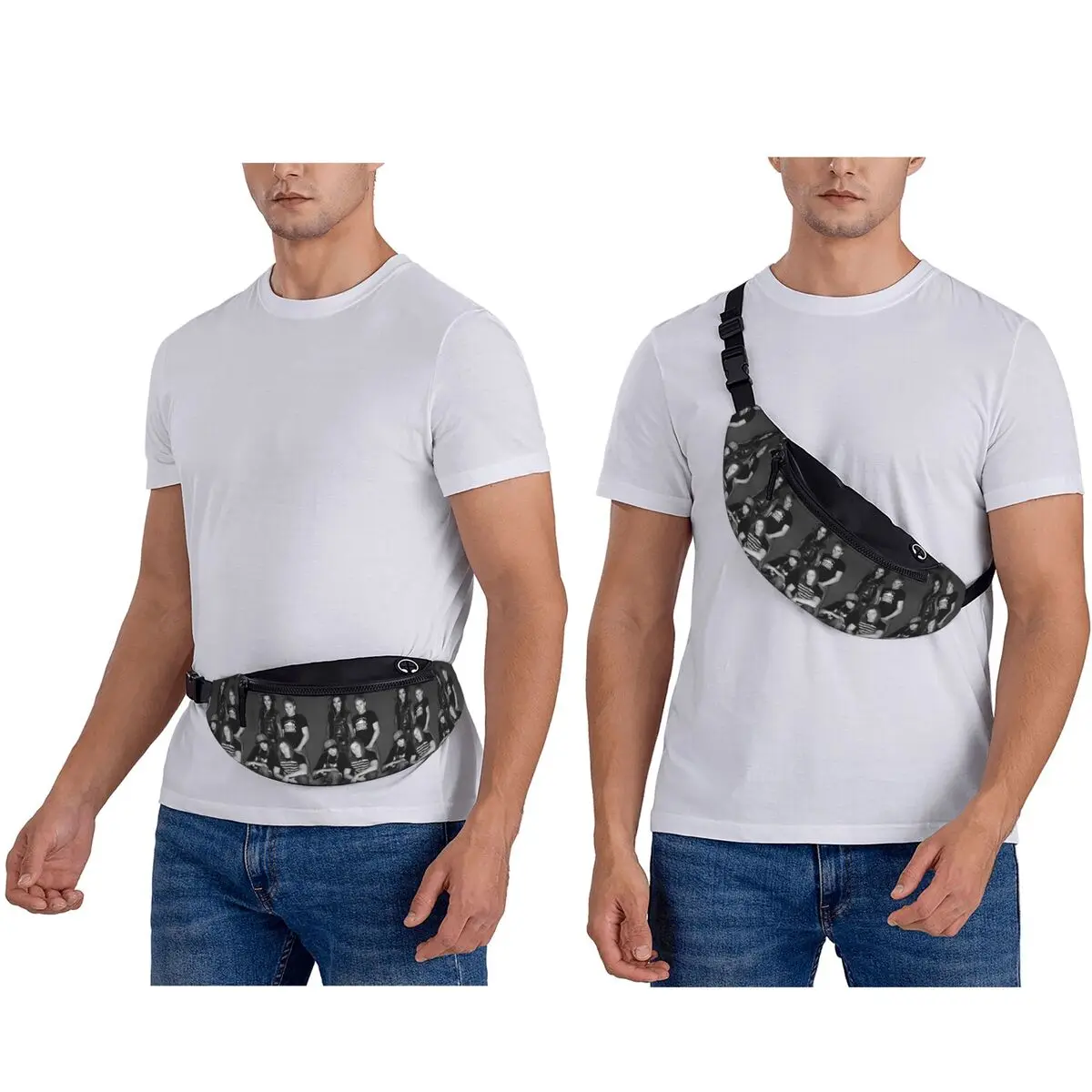 Tokio Hotel Tom Kaulitz Waist Bag for Women Men Crossbody Fanny Pack Running Phone Money Pouch