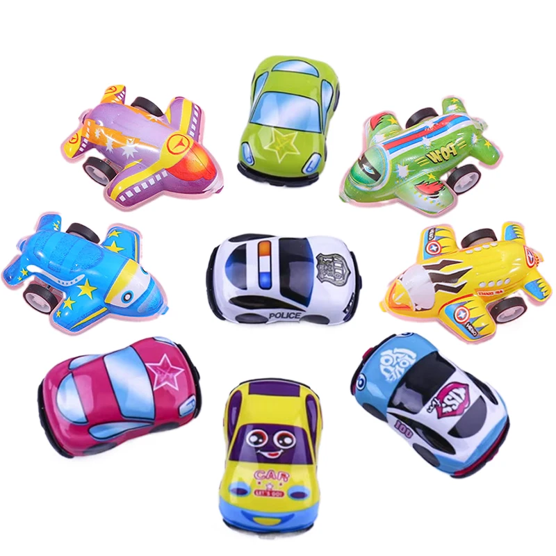 Zabawki dla dzieci: autka napędzane na naciąg, samoloty, urocze kreskówkowe plastikowe autka dla dzieci, mini modele samochodów, śmieszne zabawki dla dzieci, zabawki do przedszkola TMZ