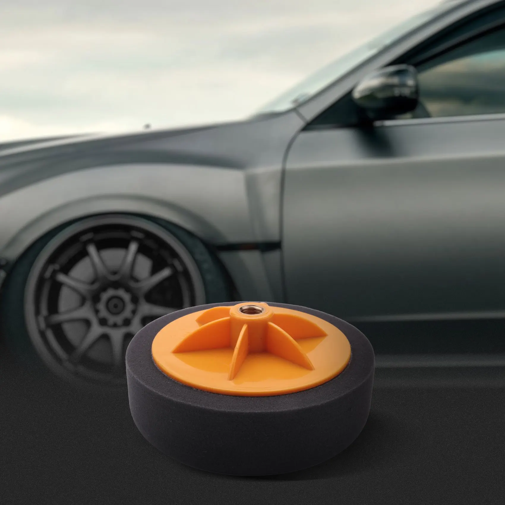 6 بوصة/15 سنتيمتر سيارة تلميع الصبح وسادة الإسفنج M14 عجلة تلميع الصبح وسادة عدة أداة لسيارة الملمع الأسود