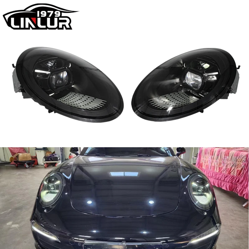 

[1979LL] 2012 2014 2017 911 991 Headlights Upgrade to 992 2023 matrix Led Headlight for Porsche 911 991.2 991.1