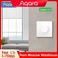 Aqara Dimmer Switch H1 Wireless Rotary Switch Zigbee 3.0 Remote Control For Bulb Curtain Work with Aqara Home APP