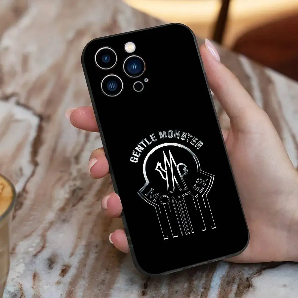Custodia per telefono M-Moncler-r di lusso alla moda per iPhone 17 16 15 14 13 12 11 PRO MAX PLUS Mini Custodia morbida in pelle TPU regalo