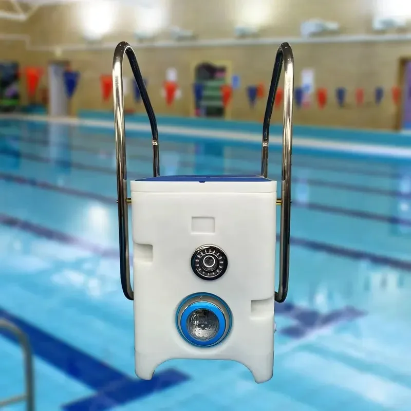 Swimming pool equipment Swimming pool ductless filter Integrated swimming pool filtration system