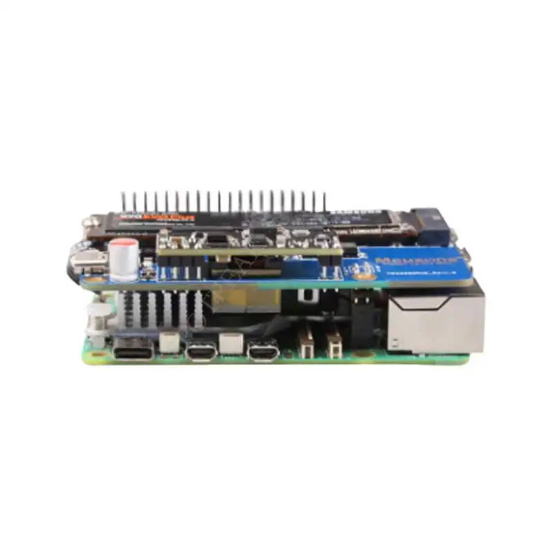 Imagem -04 - Poe Raspberry pi Pcie para M.2 Nvme Ssd Placa Adaptadora Hat Pi5 2280 2242 2230 Mps2280