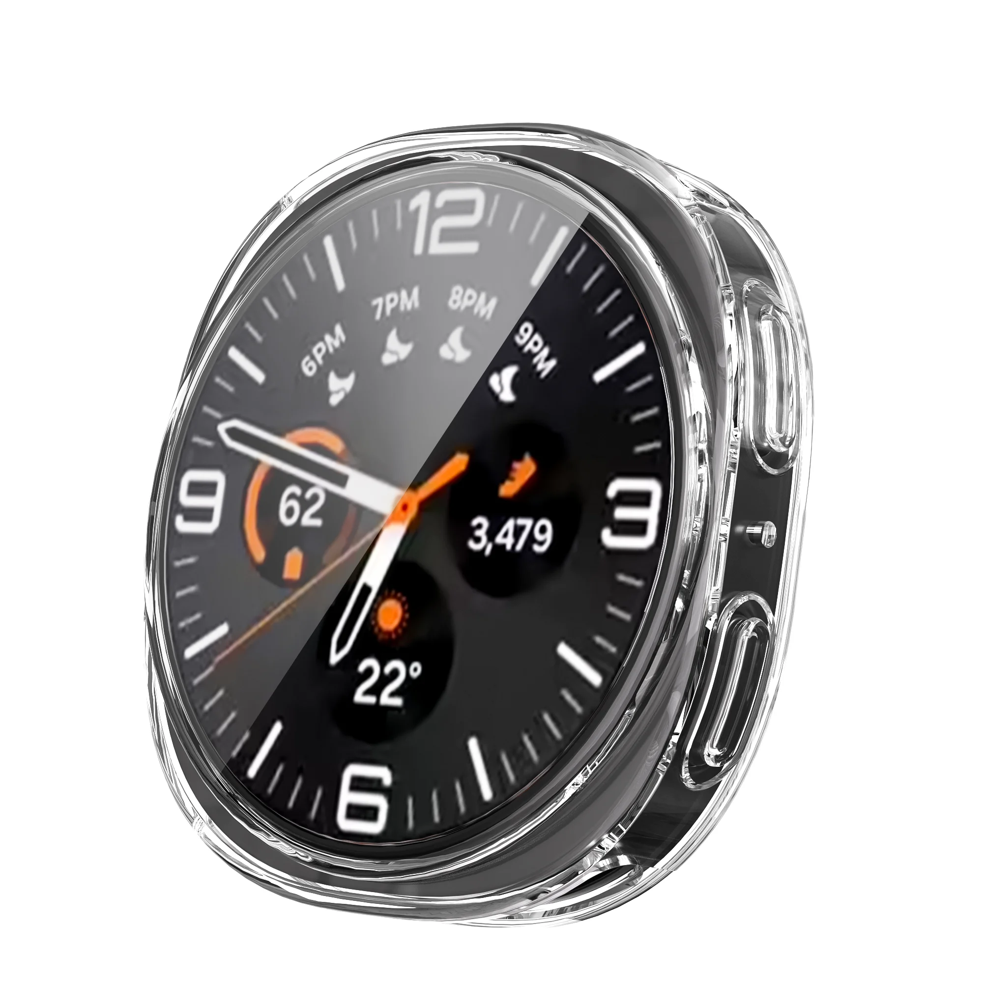 TPU Screen Protector for Samsung Galaxy Watch 8,Anti-Scratch Protector Shockproof Cover Shiny Bumper for Watch 8 40mm/44mm