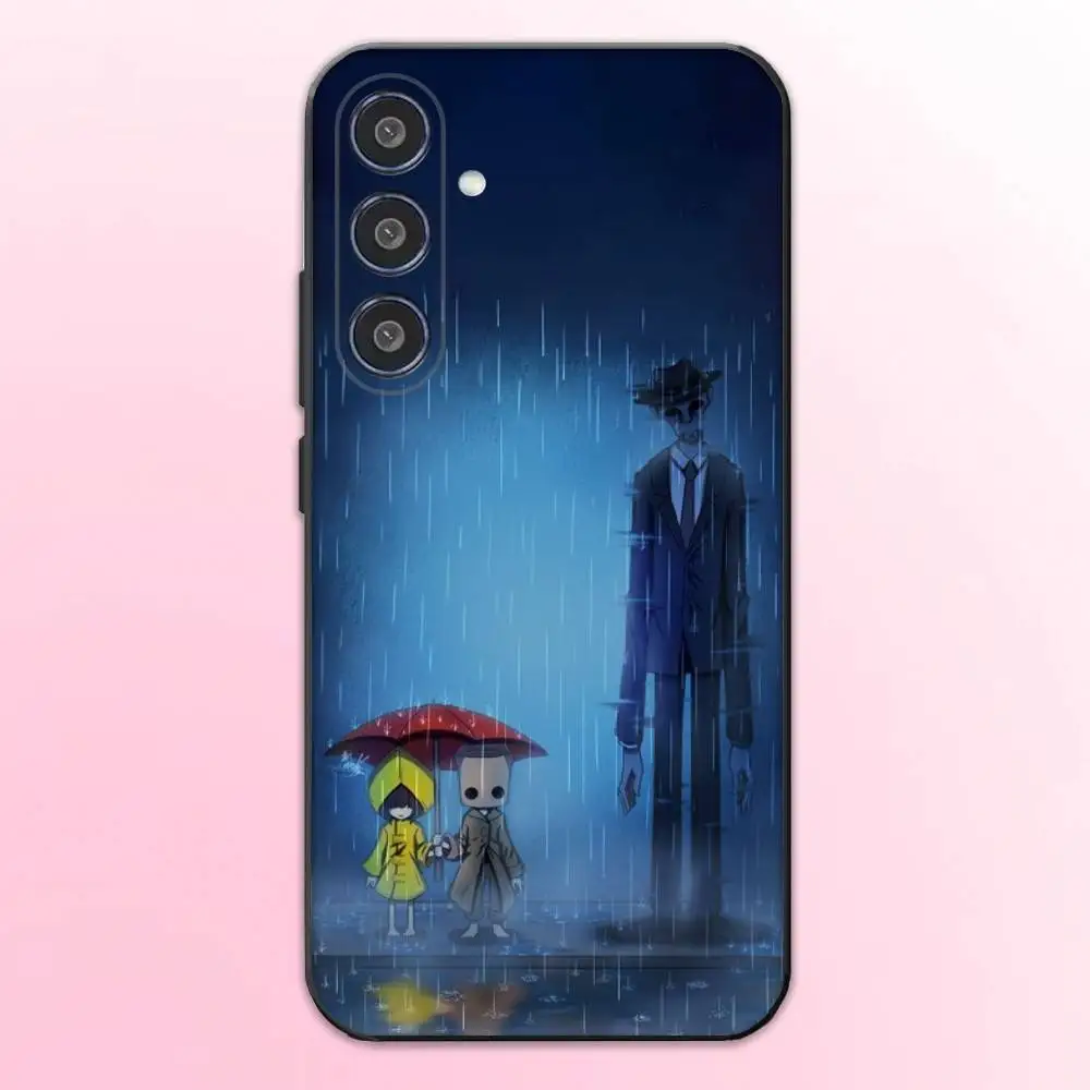 حافظة هاتف Game Little N-Nightmares لهاتف سامسونج جالاكسي A73، A72، A71، A70، A53، A52، A51، غطاء أسود ناعم آخر