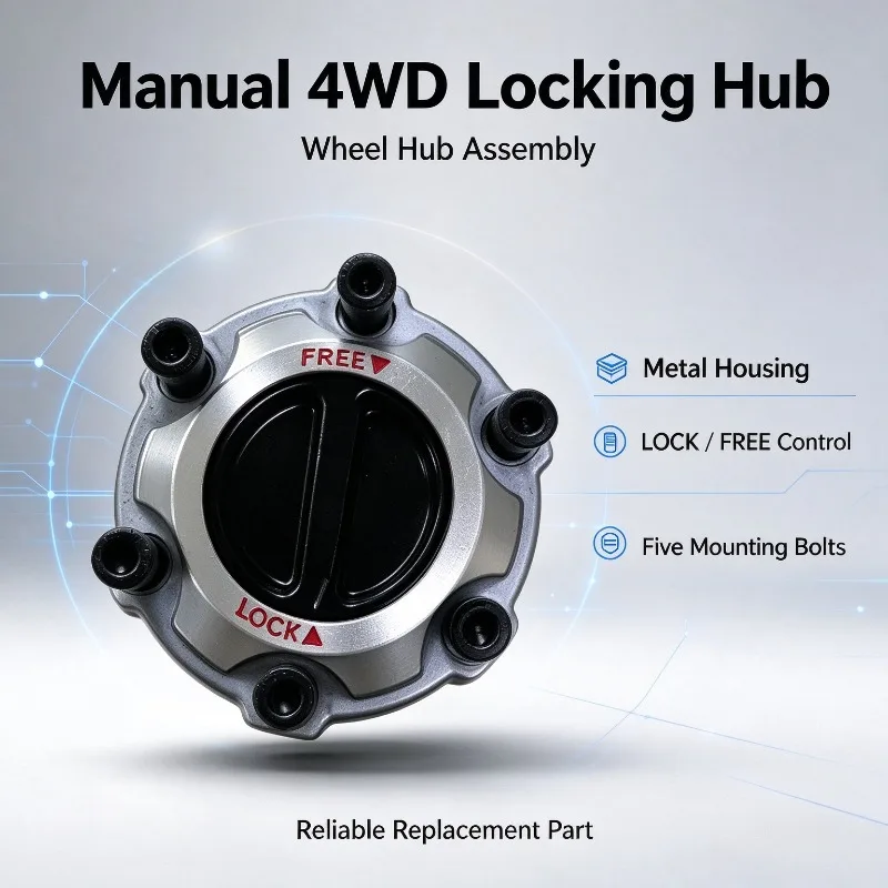 Compatible with 40250-2S610 Front Wheel Hub Manual Clutch Assembly for D21 WD21 D22 Pickup Truck Replacement Part