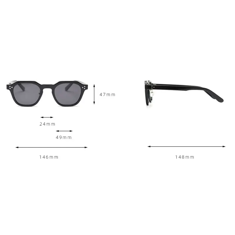 mimiyou TR90 Polarized Rivet Sunglasses Women Fashion Top Korea Sunglasses Men Unisex Glasses Brand UV400 Eyeglasses Shades