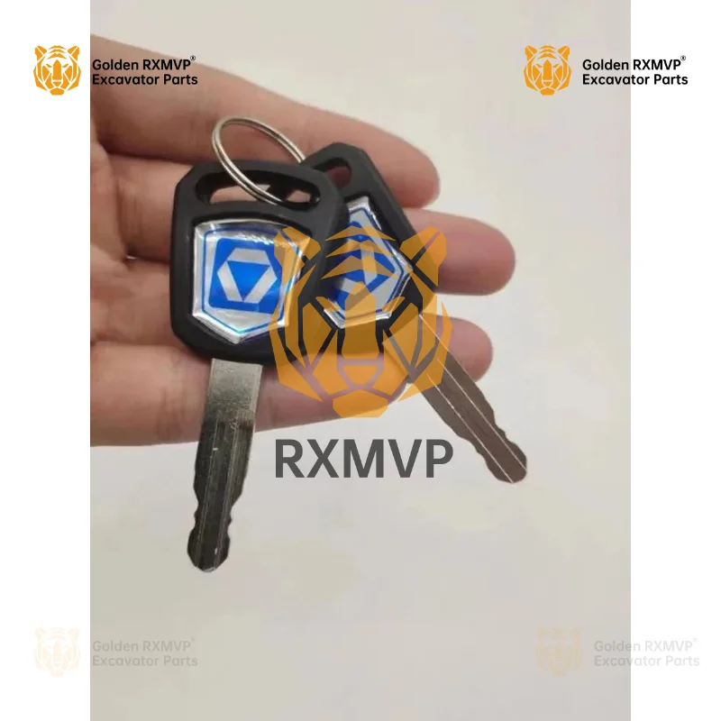 1pc XCMG Excavator key NEW version For XE60 75 65 85 215 75DA 60D 200 Ignition key Door lock key