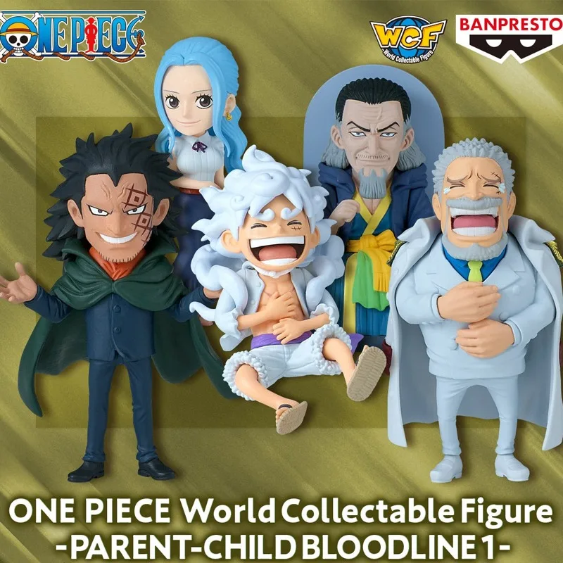 

In Stock BANPRESTO ONE PIECE WCF World Collectible Figure PARENT CHILD BLOODLINE Set Figure Anime Action Model Toys Gift