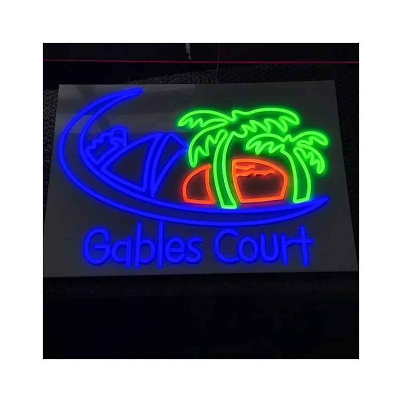 

High quality customized led branded neon wall sign art lamp