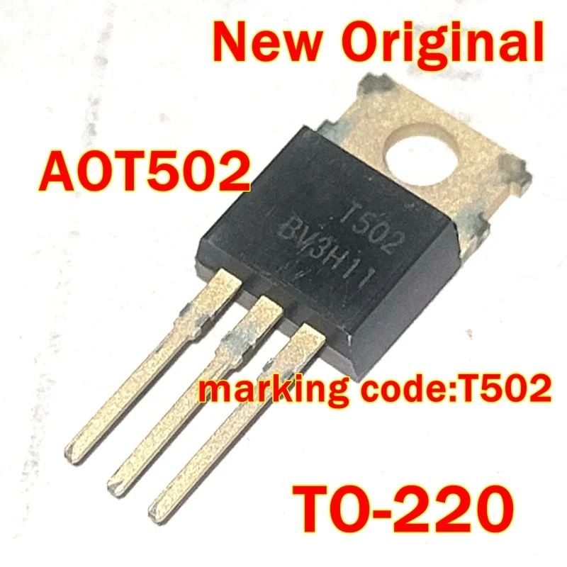 

1pcs to 100pcs AOT502 TO-220 New Original marking code:T502 Clamped N-Channel MOSFET