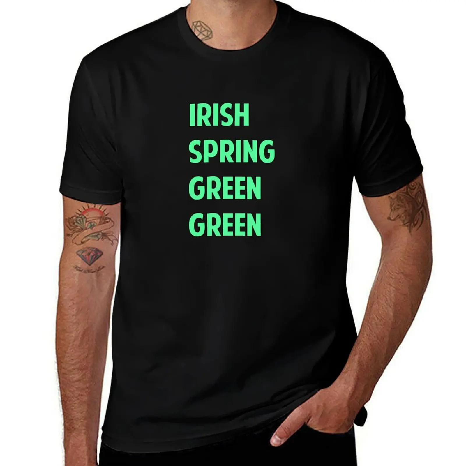 

Irish Spring Green Green - Flight Reacts T-Shirt t shirts cotton 100% funny t shirts cotton t shirt man casual T-Shirt